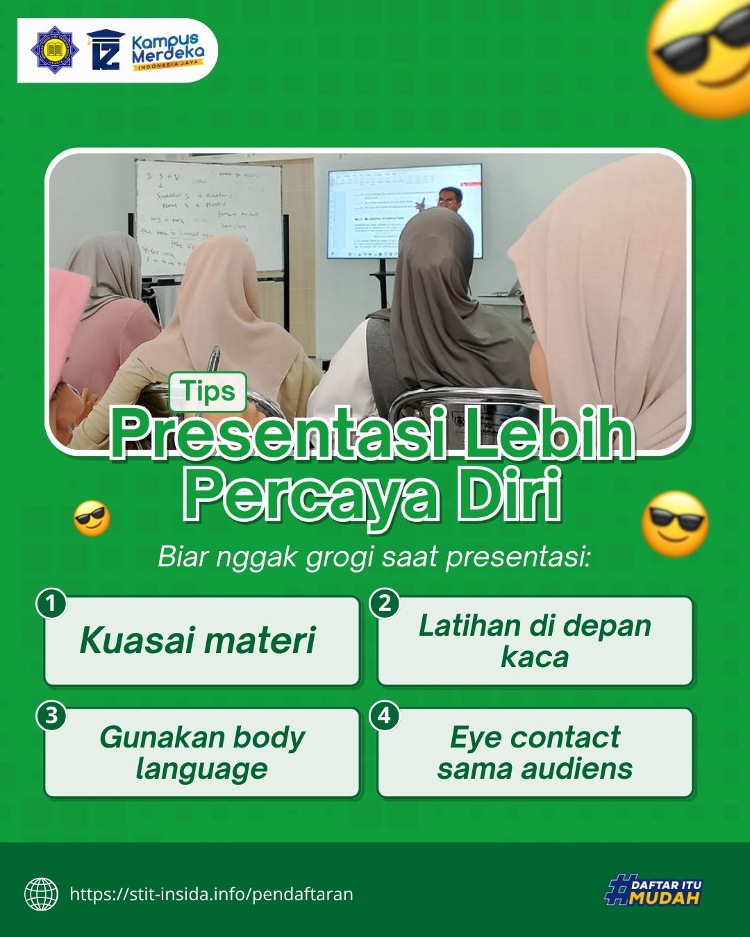 Trik Rahasia Presentasi Keren yang Bikin Dosen Terkesima dari STIT INSIDA 