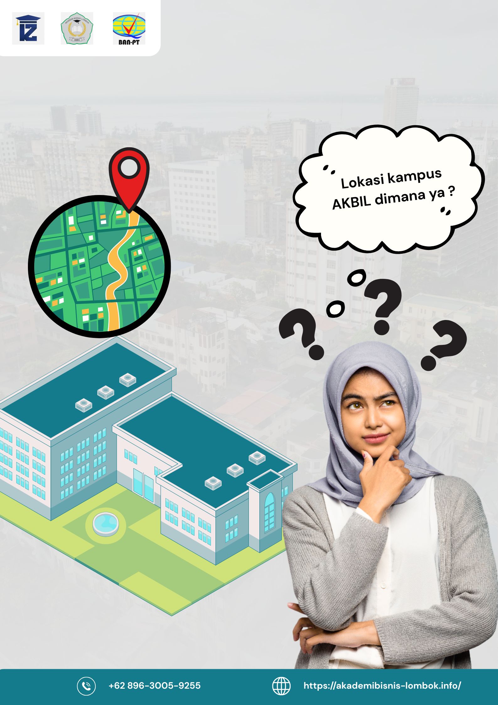 Lokasi Kampus Akademi Bisnis Lombok 