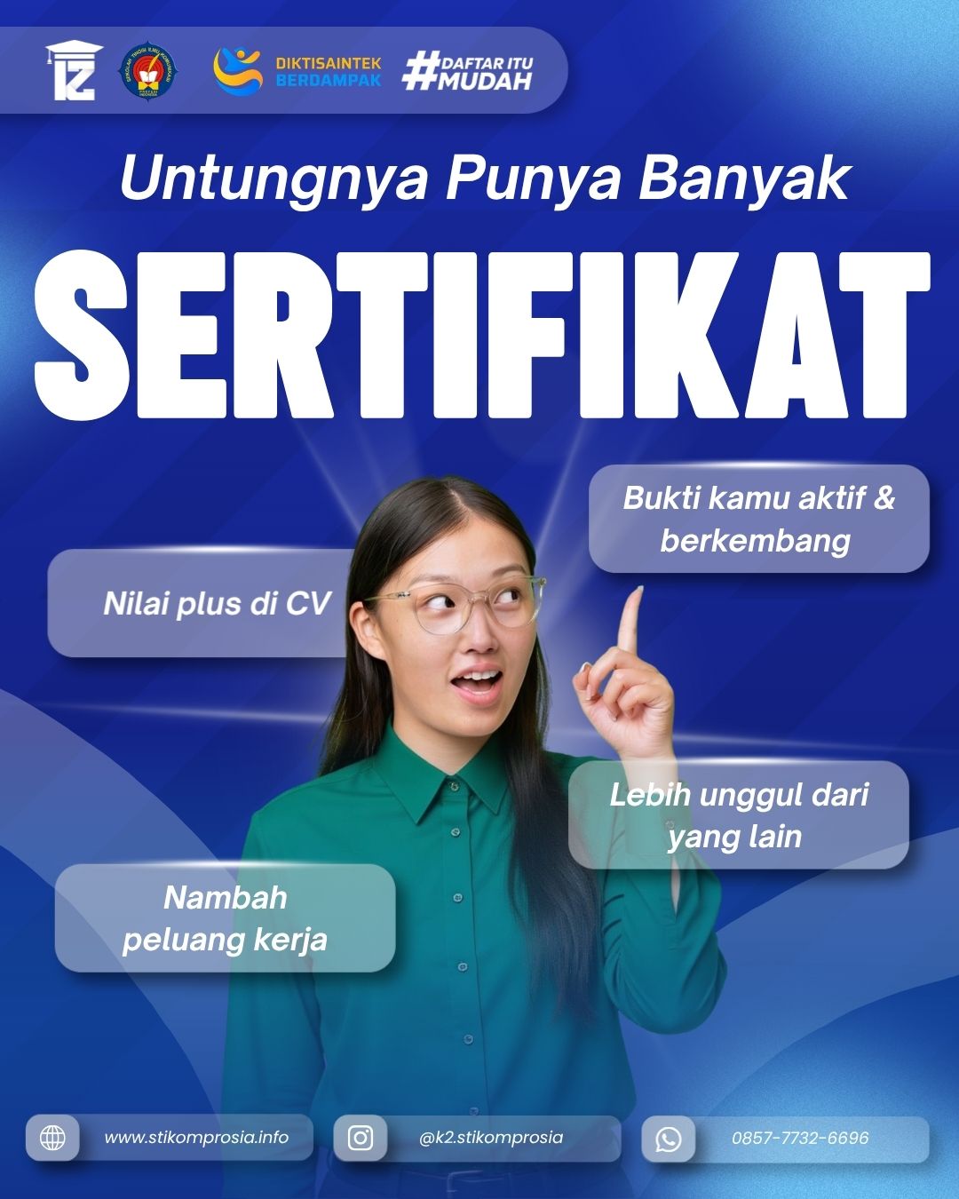 Untungnya Punya Sertifikat Bangun Karier Impian Bersama S1 Ilmu Komunikasi STIKOM PROSIA Jakarta