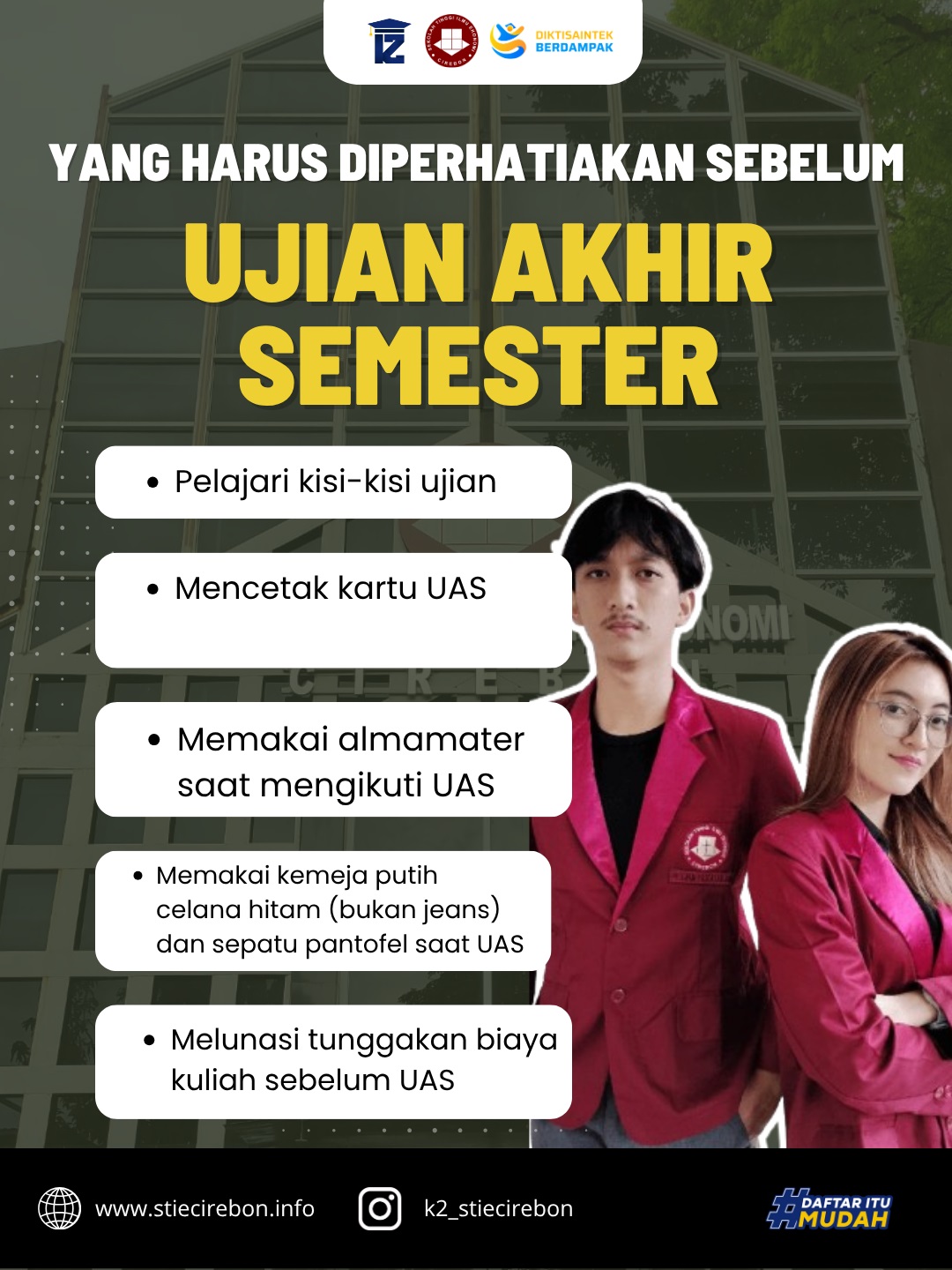 Tips Menghadapi UAS STIE Cirebon