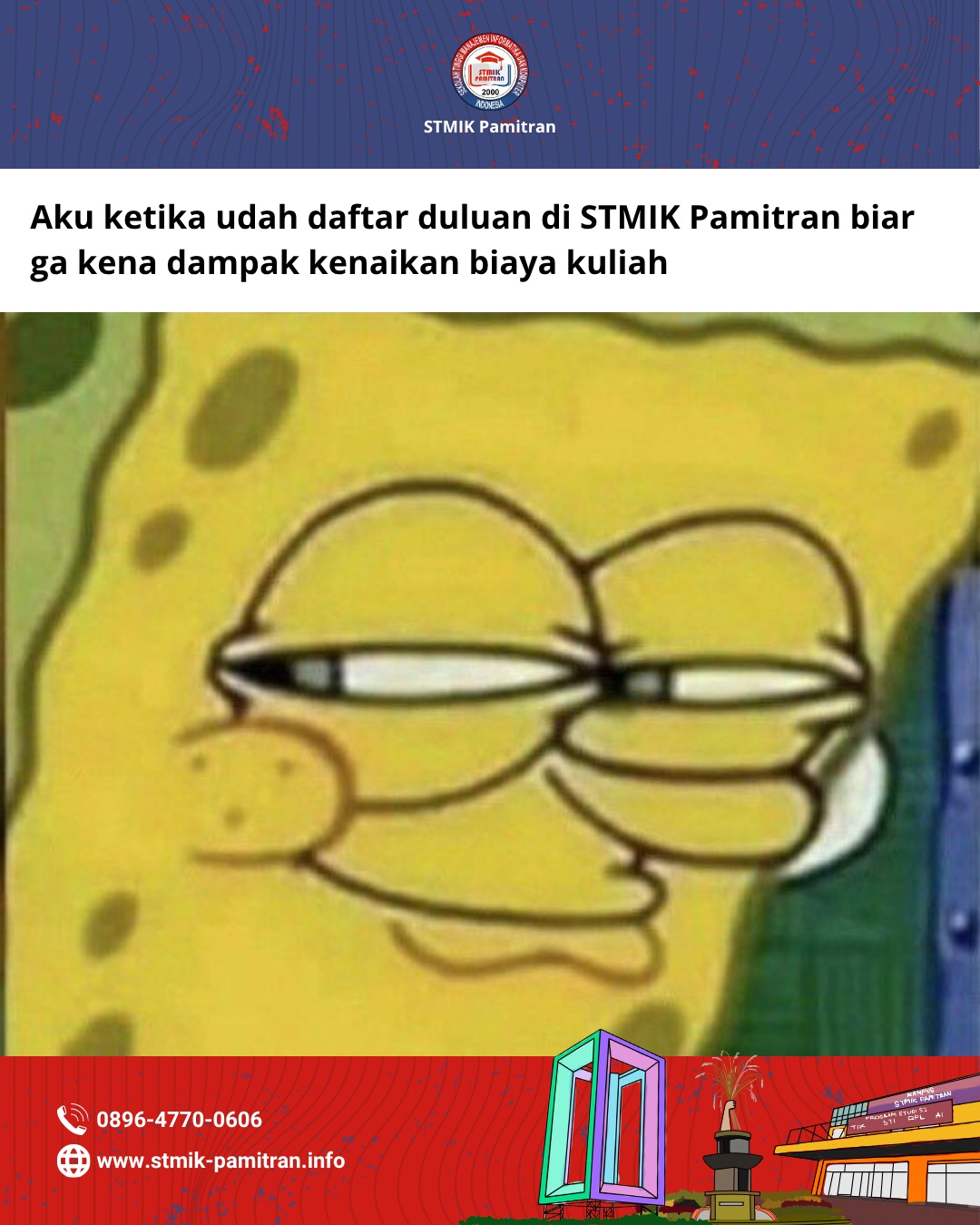 Hindari Kenaikan Biaya Kuliah di STMIK Pamitran Menjelang Pindah Gedung dengan Booking Kursi
