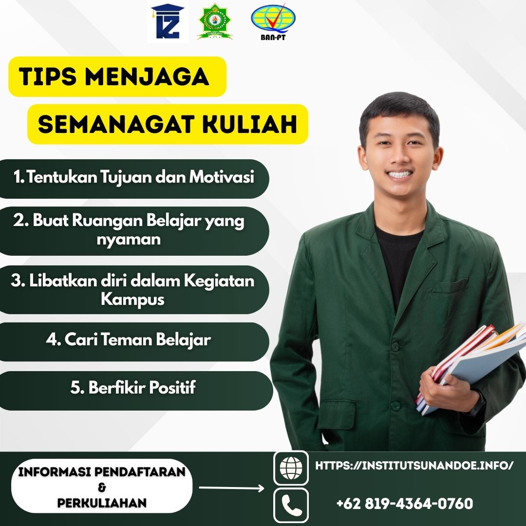 Tips Menjaga agar tetap Semangat Kuliah
