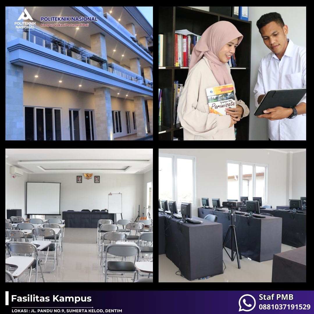 Fasilitas Unggulan Politeknik Nasional (Polnas)