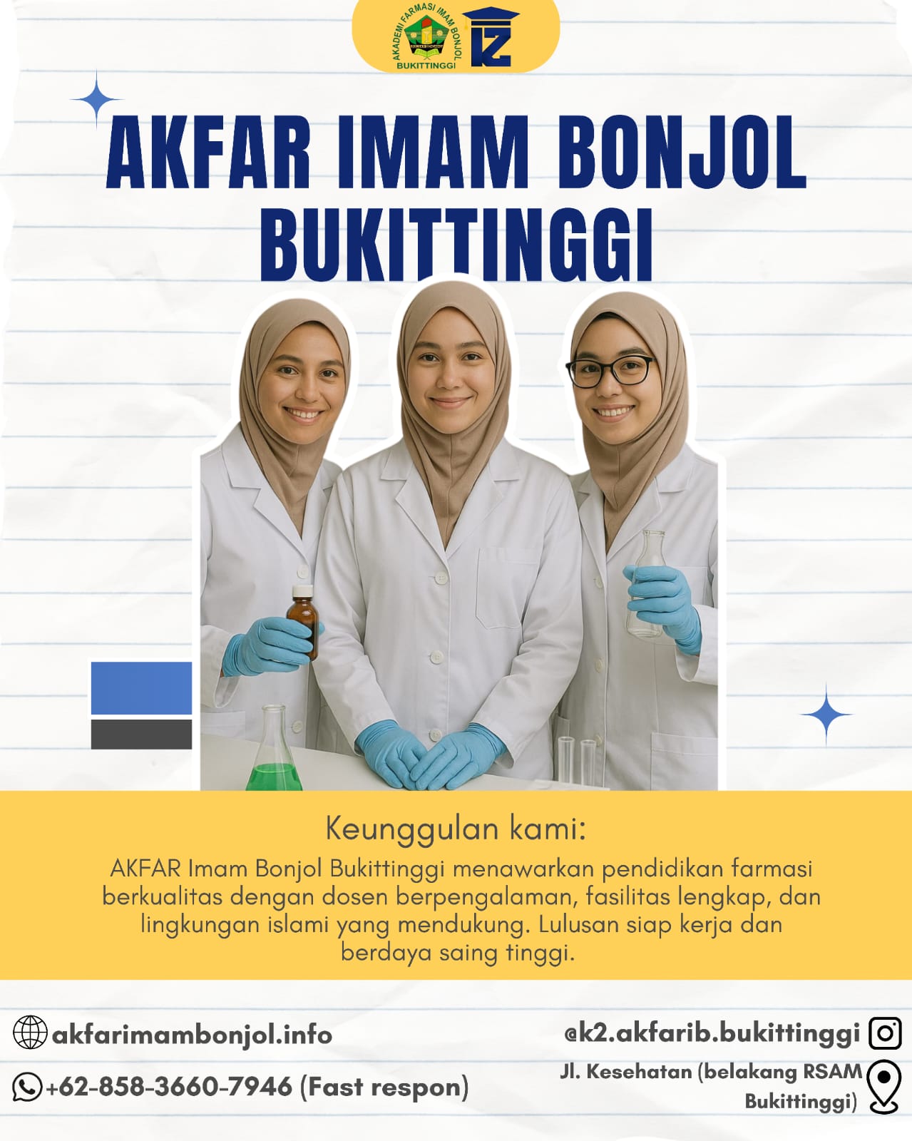 Kelas Karyawan AKFAR Imam Bonjol Investasi Ilmu Untuk Masa Depan Cerah
