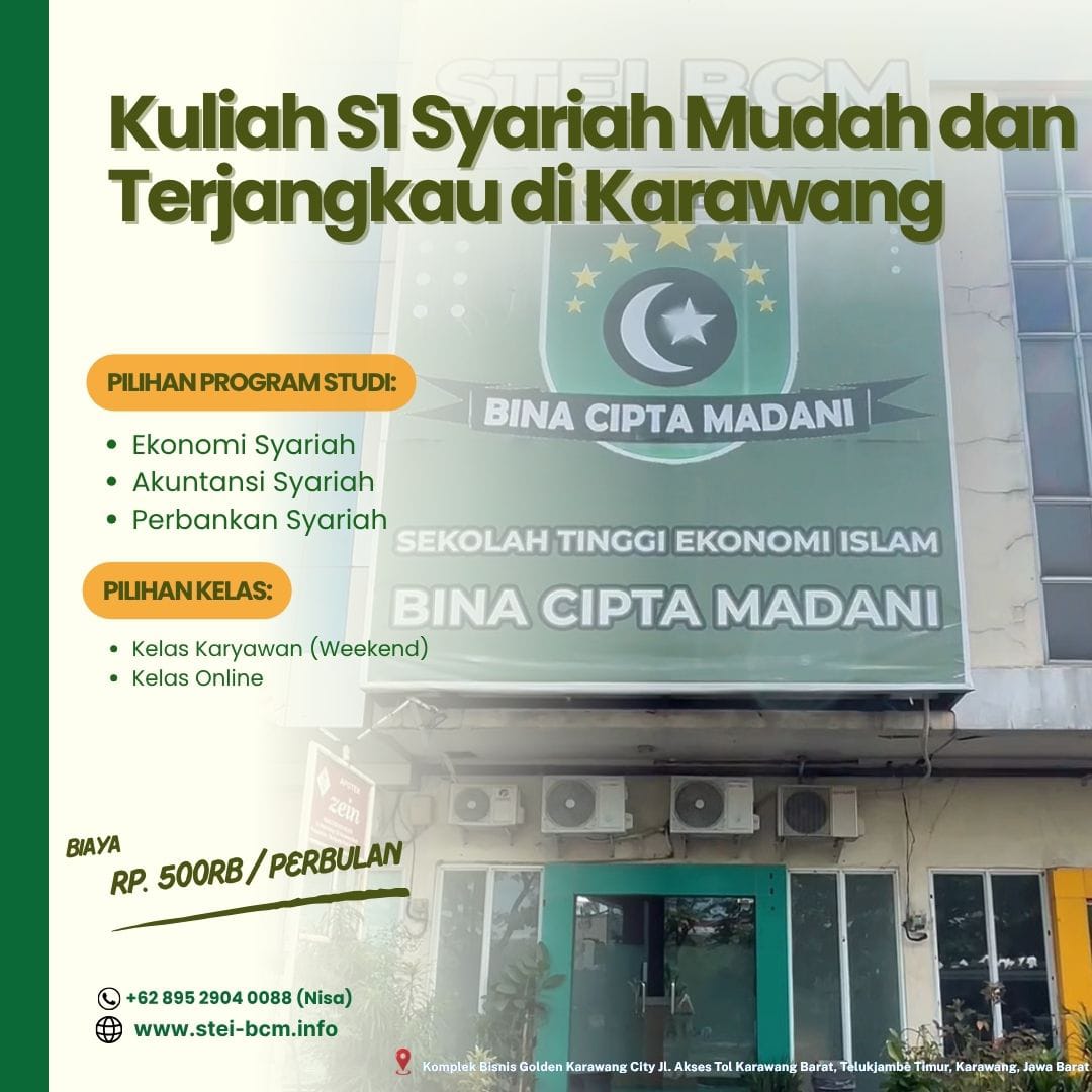 Kuliah S1 Syariah Mudah dan Terjangkau di Karawang
