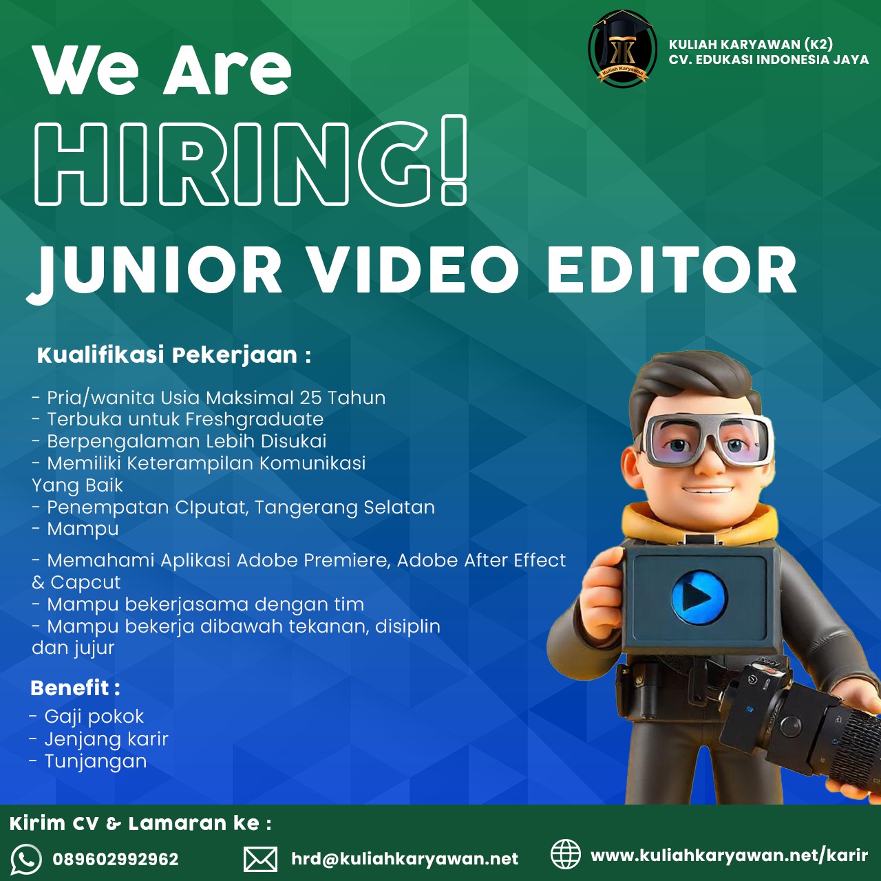 Junior Video Editor 