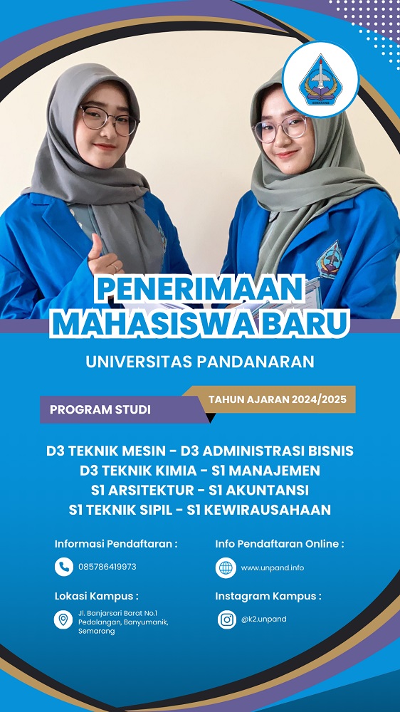 Penerimaan Mahasiswa Baru Universitas Pandanaran Semarang Gelombang Akhir