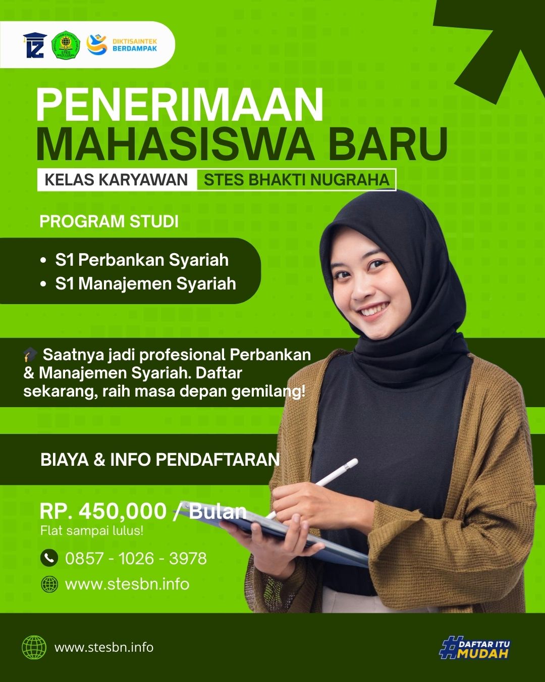 Penerimaan Mahasiswa Baru STES Bhakti Nugraha Kuliah Ekonomi Syariah dengan Prospek Karier Luas