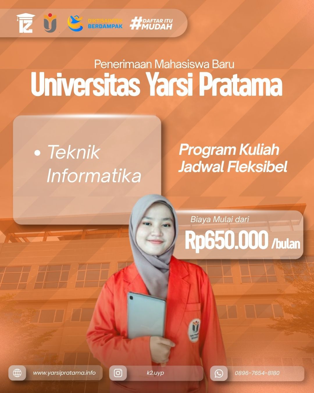 Kampus Jurusan S1 Teknik Informatika di Kabupaten Tangerang Universitas Yarsi Pratama
