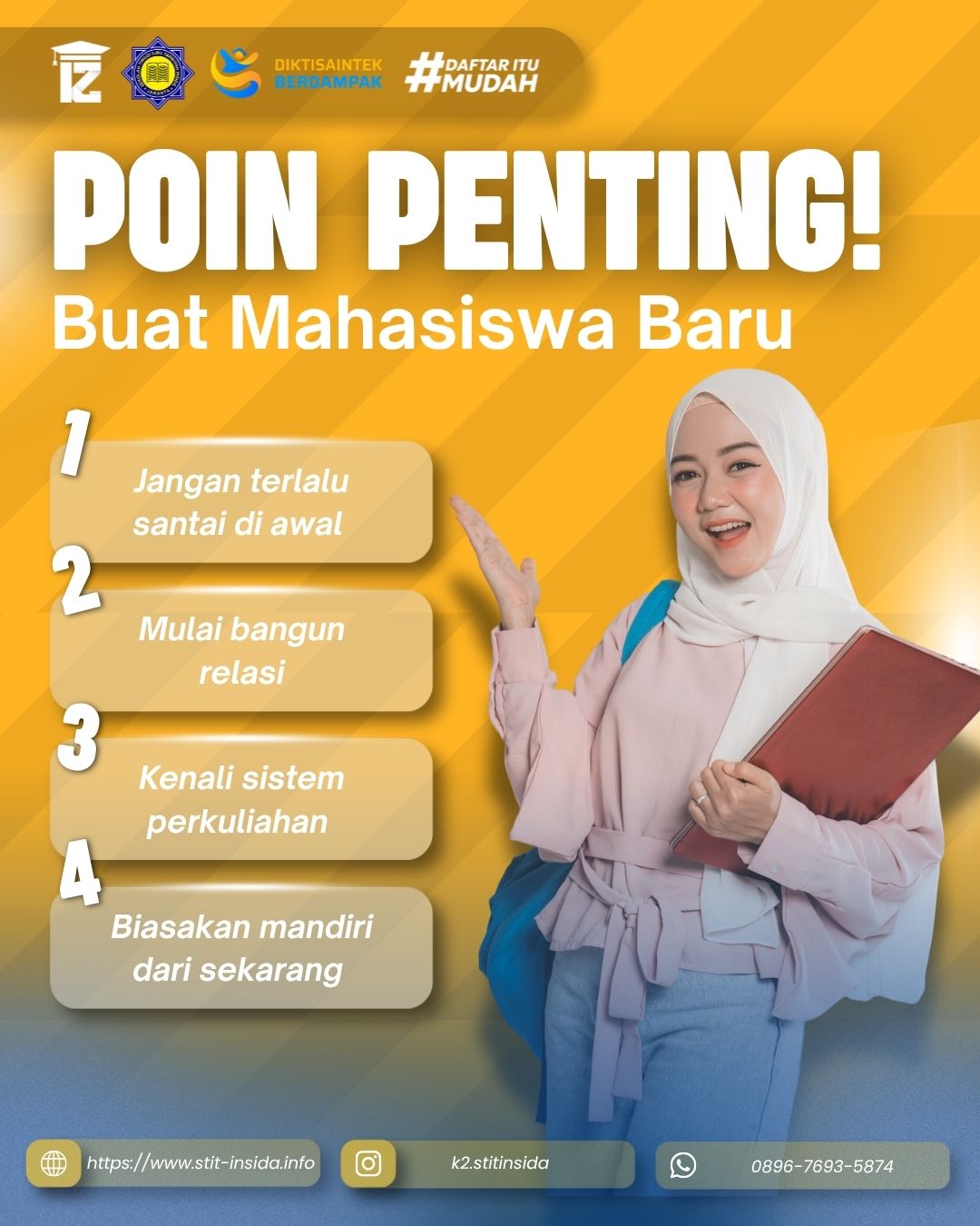 4 Point Penting untuk Mahasiswa Baru STIT INSIDA 