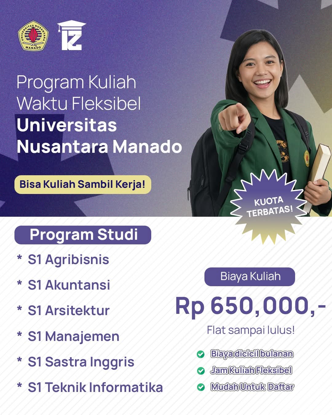 Program Kuliah Fleksibel Universitas Nusantara Manado