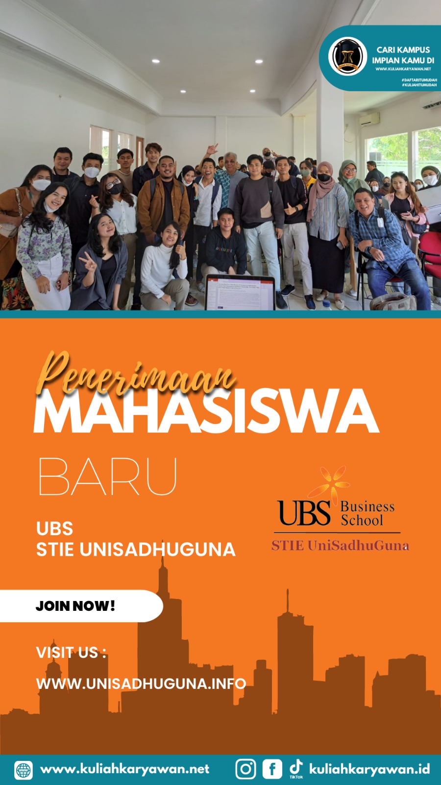 UniSadhuGuna kampus dengan biaya murah dan waktu yang fleksibel di jakarta selatan