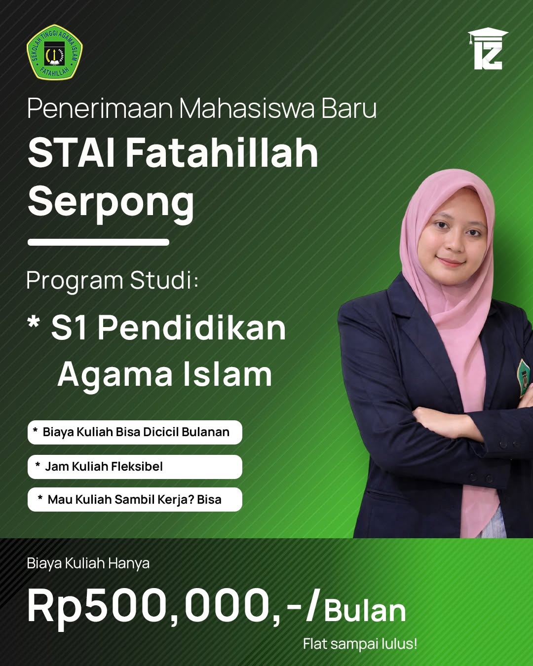 Pendaftaran Semester Genap 2026/2027 Dengan Hemat Biaya Kuliah di Tangerang Selatan 