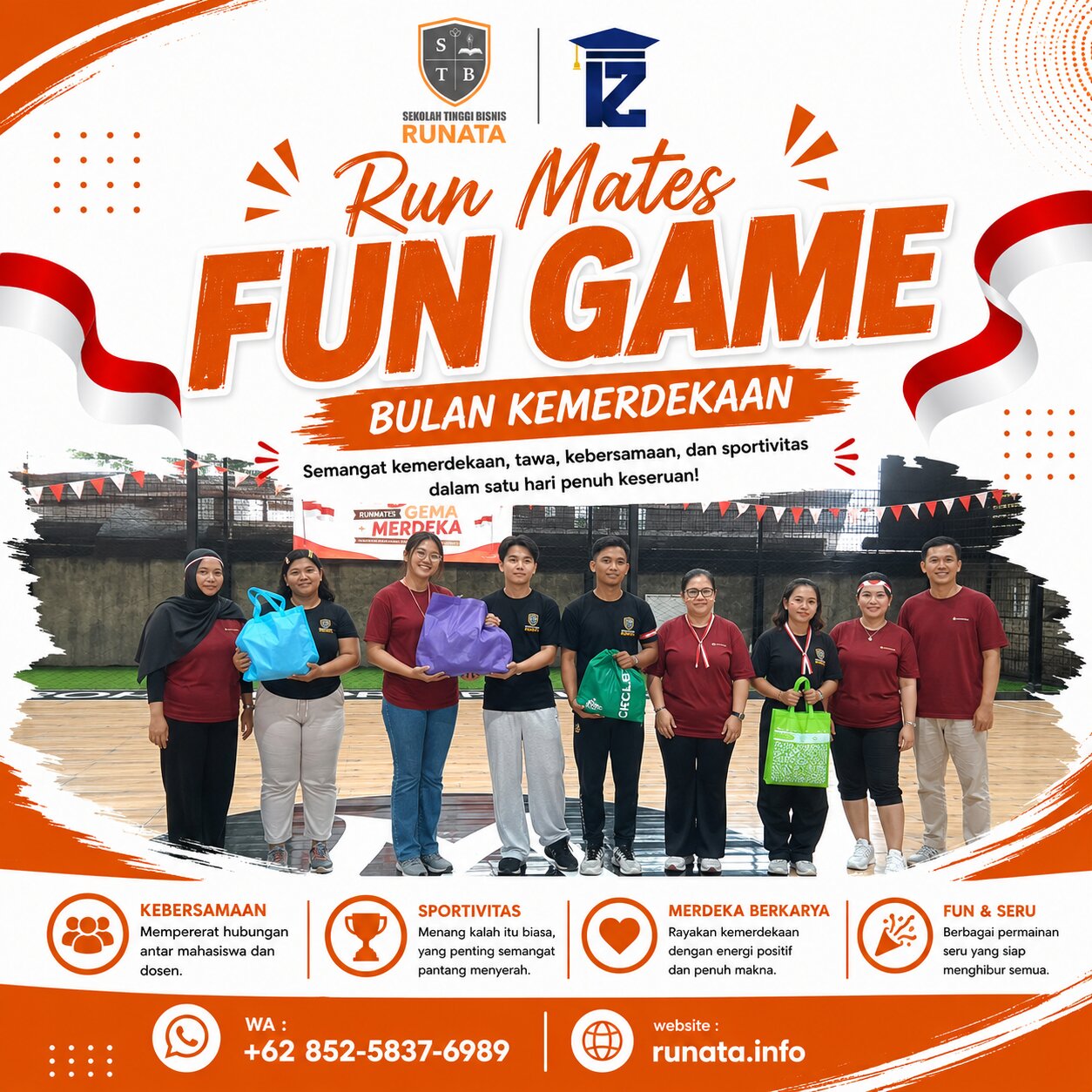 Run Mates Fun Day STB Runata Kemerdekaan Indonesia Ke 81