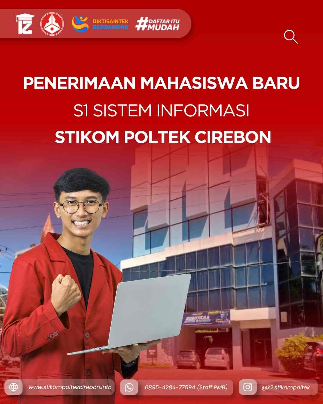Penerimaan Mahasiswa Baru S1 Sistem Informasi STIKOM Poltek Cirebon