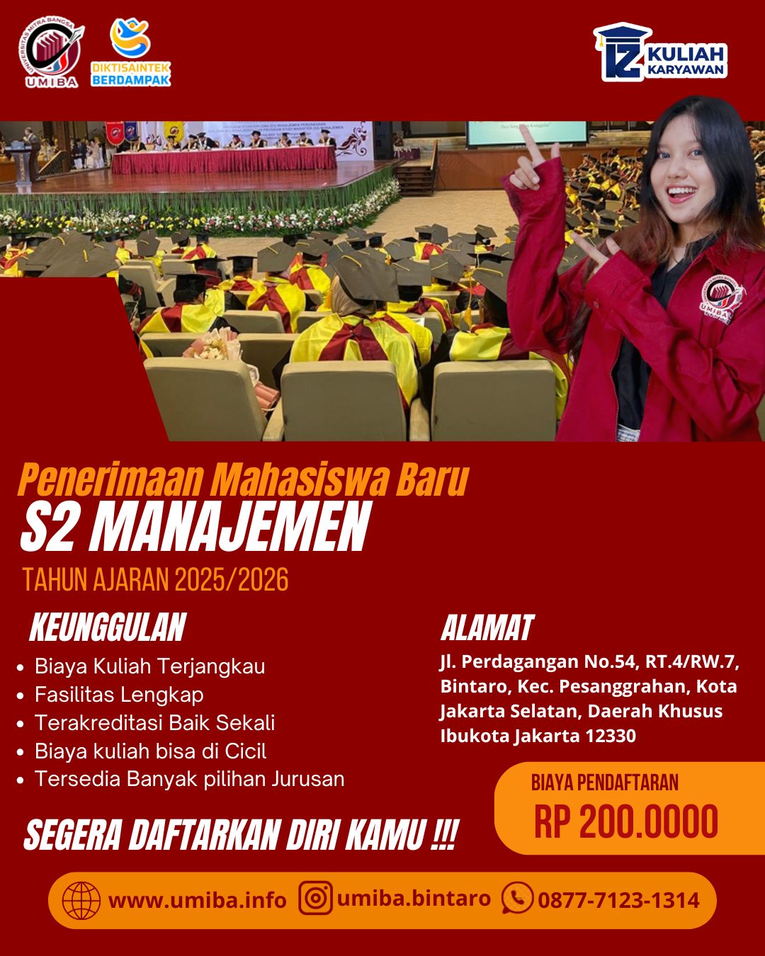 Kuliah S2 Manajemen Di Wilayah Bintaro Jakarta Selatan