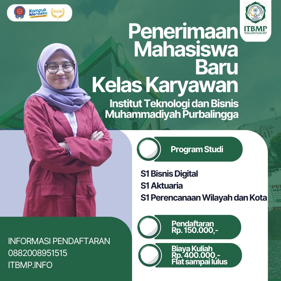 Kelas Karyawan Institut Teknologi dan Bisnis Muhammadiyah Purbalingga