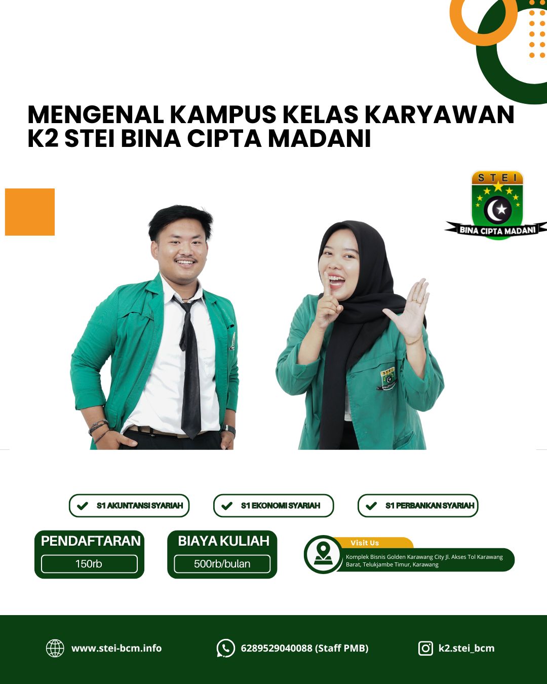 Mengenal Kampus Kelas Karyawan K2 STEI Bina Cipta Madani