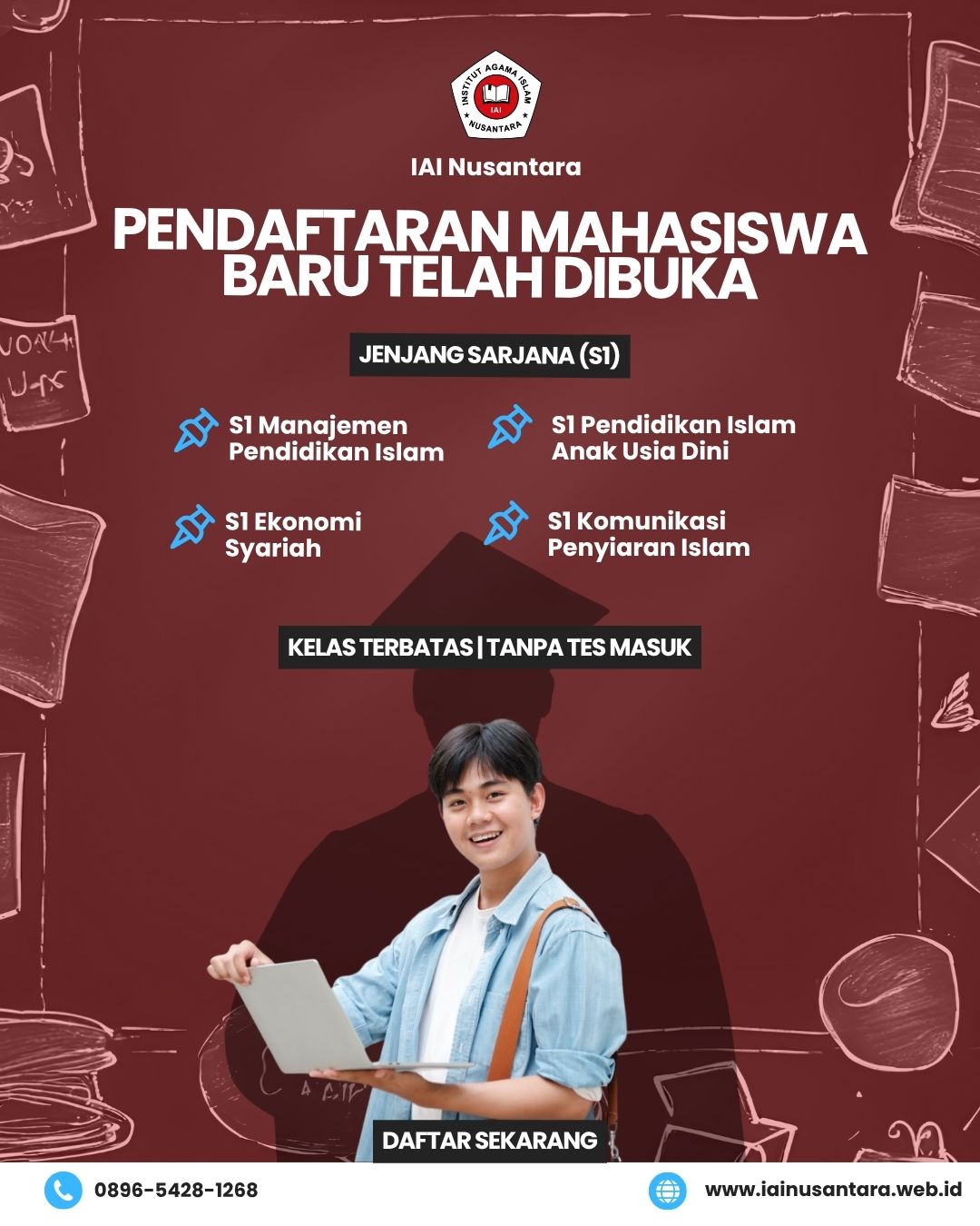 Pendaftaran Mahasiswa Baru IAI Nusantara Telah Dibuka