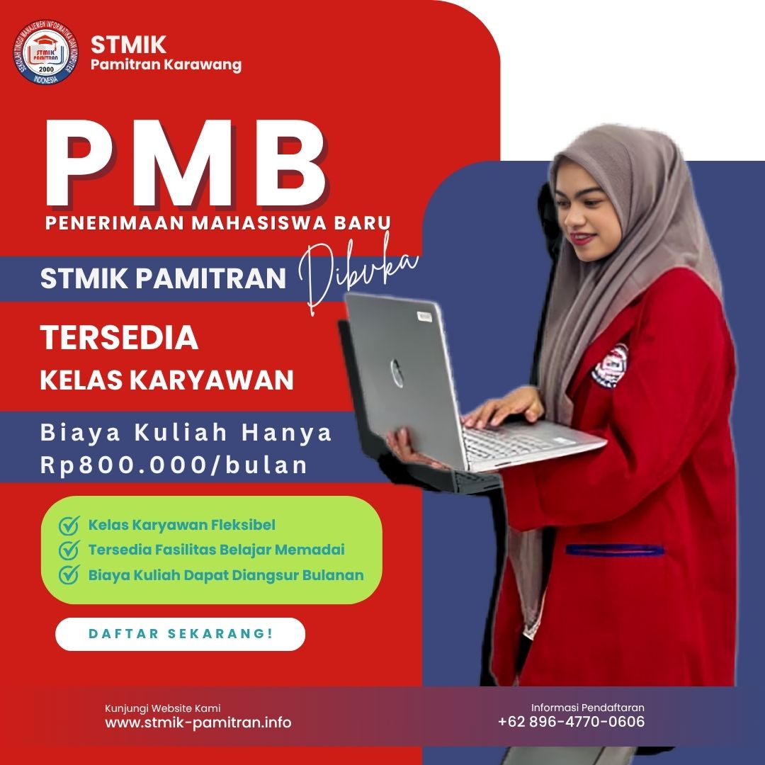 PMB STMIK Pamitran Kelas Karyawan Masih Dibuka