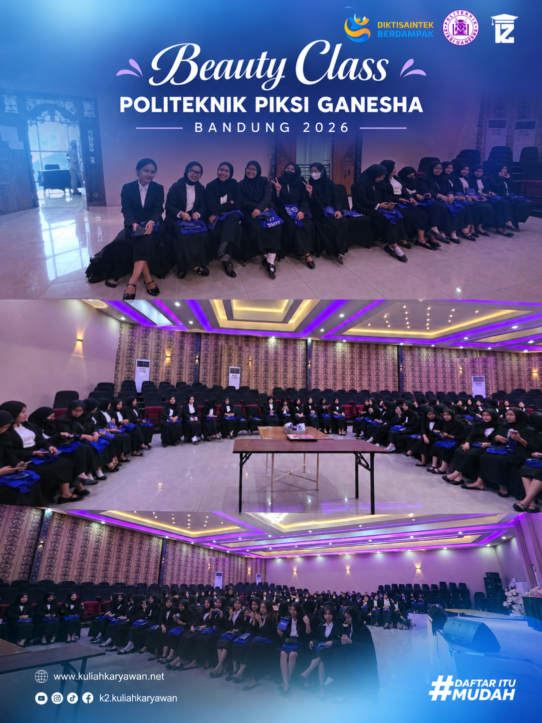 Kegiatan Beauty Class Calon Wisudawan Politeknik Piksi Ganesha Bandung 2026