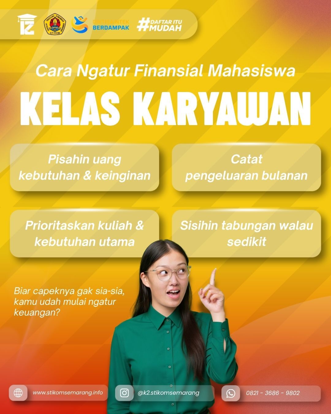 Informasi Kuliah Kelas Karyawan Stikom Semarang 