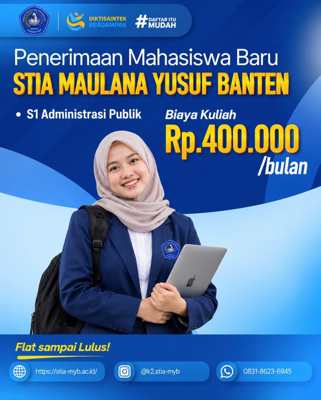 STIA MYB Kampus dengan Jurusan S1 Administrasi Publik Jadwal Kuliah Fleksibel di Kota Serang 