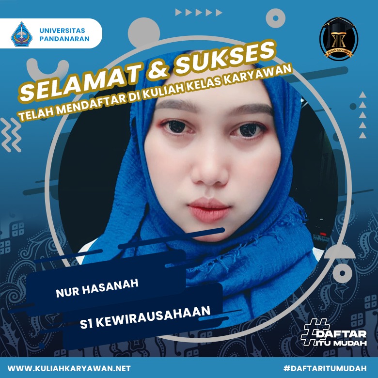 Selamat dan Sukses Telah mendaftar di kampus Universitas Pandanaran