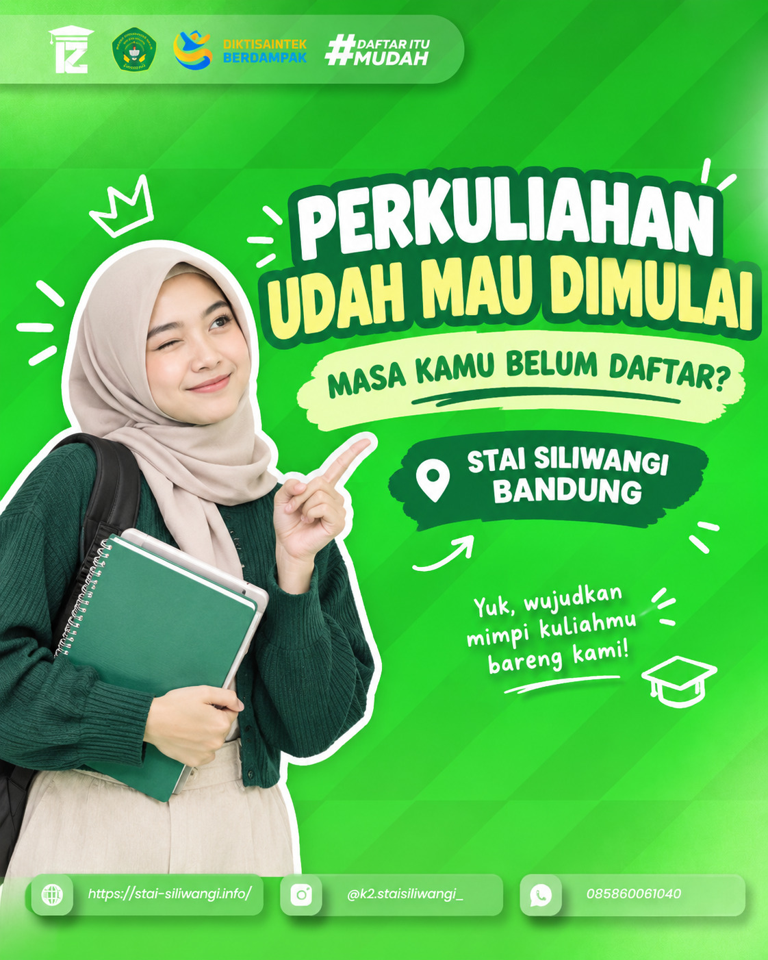 Perkuliahan Udah Mau Dimulai Masa Kamu Belum Daftar STAI Siliwangi Bandung