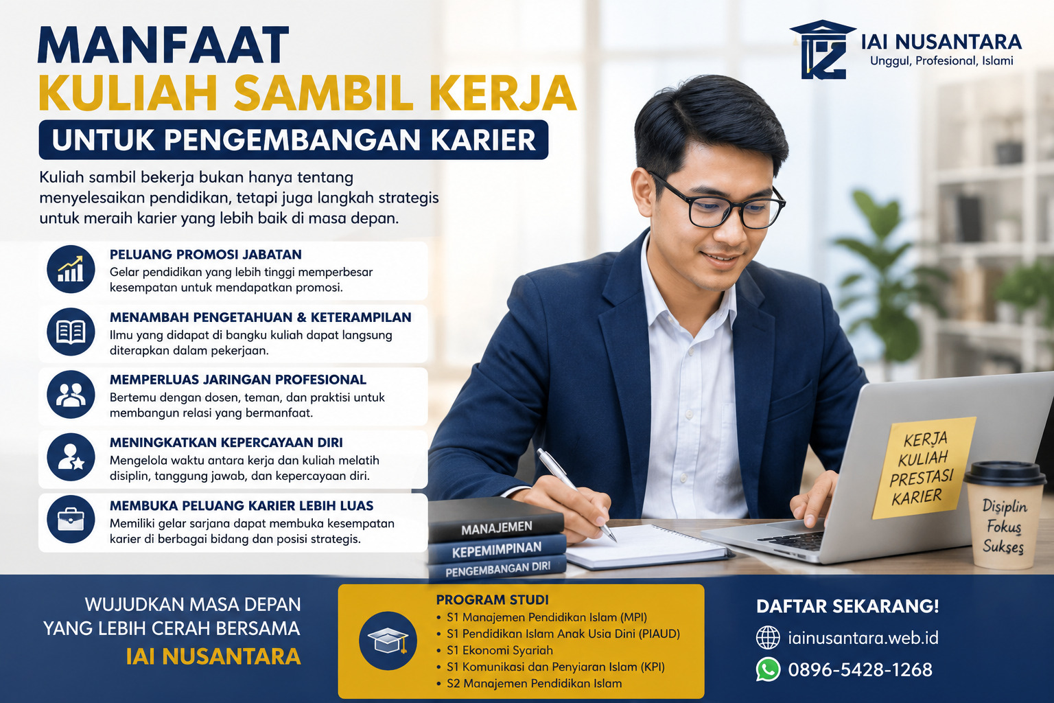 Manfaat Kuliah Sambil Kerja untuk Pengembangan Karier