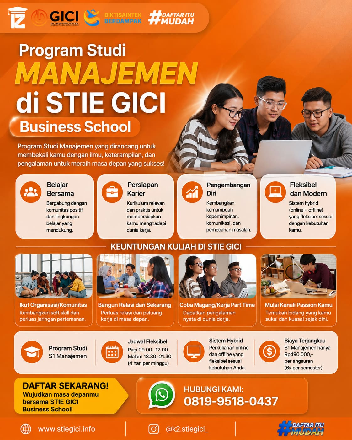 Program Studi Manajemen di STIE GICI Business School