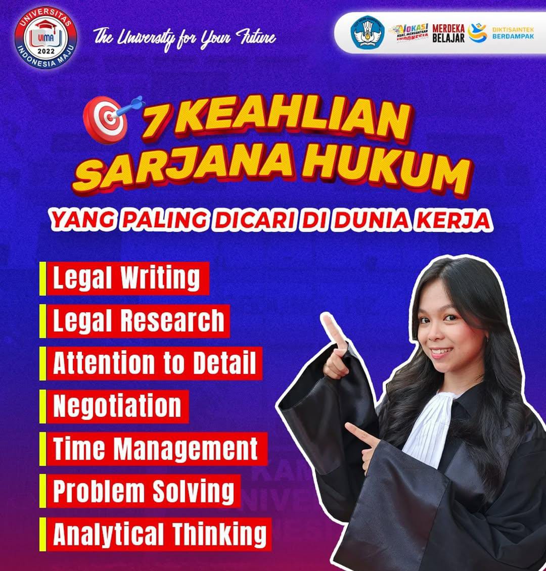 Pendaftaran Program Studi Hukum Di UIMA
