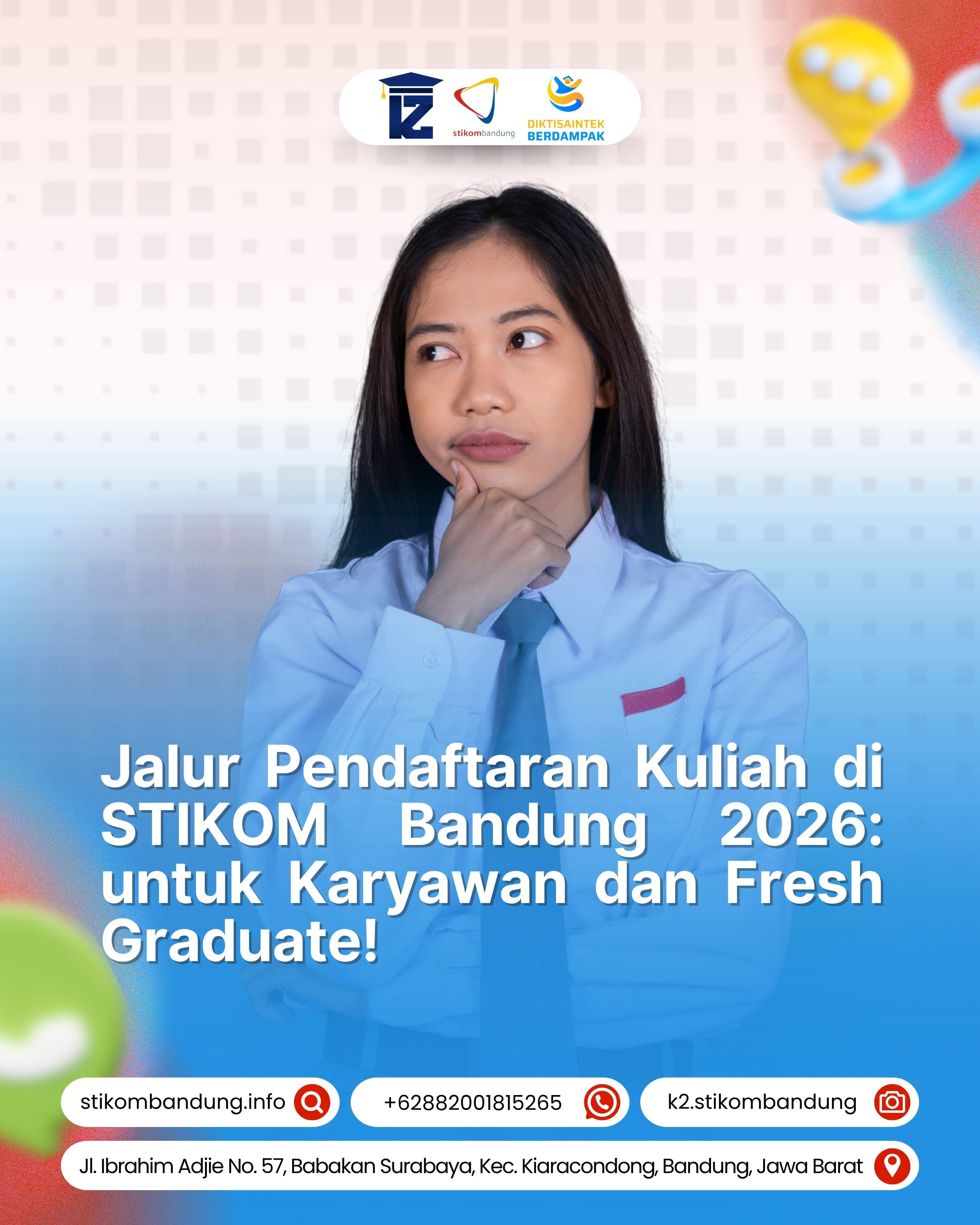 Jalur Pendaftaran STIKOM Bandung 2026 untuk Karyawan dan Fresh Graduate