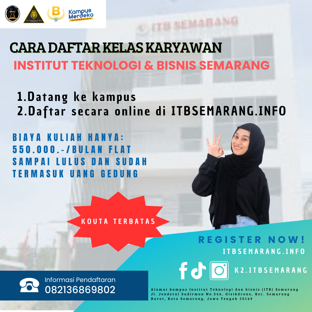 kampus ITB Semarang Menjadi Pilihan Utama Bagi Pencari Kuliah Kelas Online Di Jateng