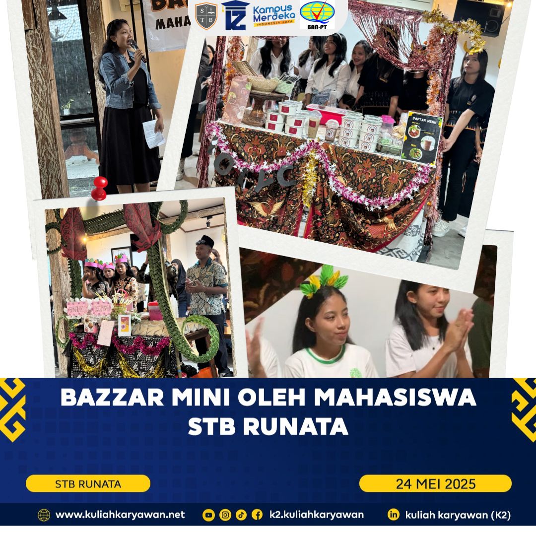 Bazzar Mini Oleh Mahasiswa STB Runata