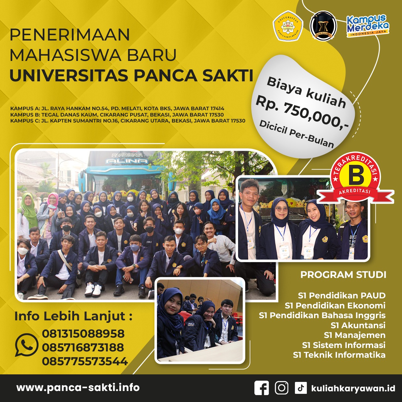Universitas Ternama dan Terakreditasi Wilayah Cikarang