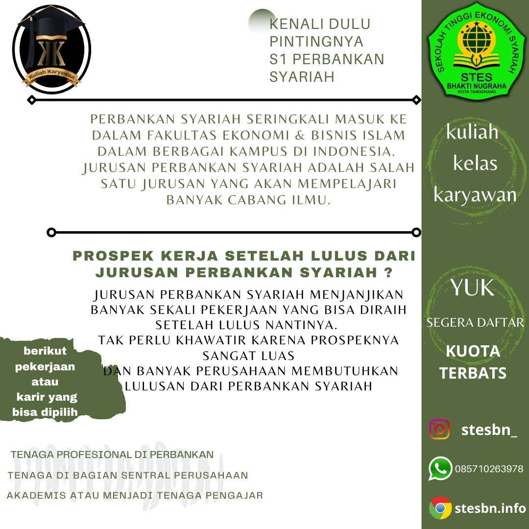 Pendaftaran Kuliah Karyawan Kampus Ciledug STESBN