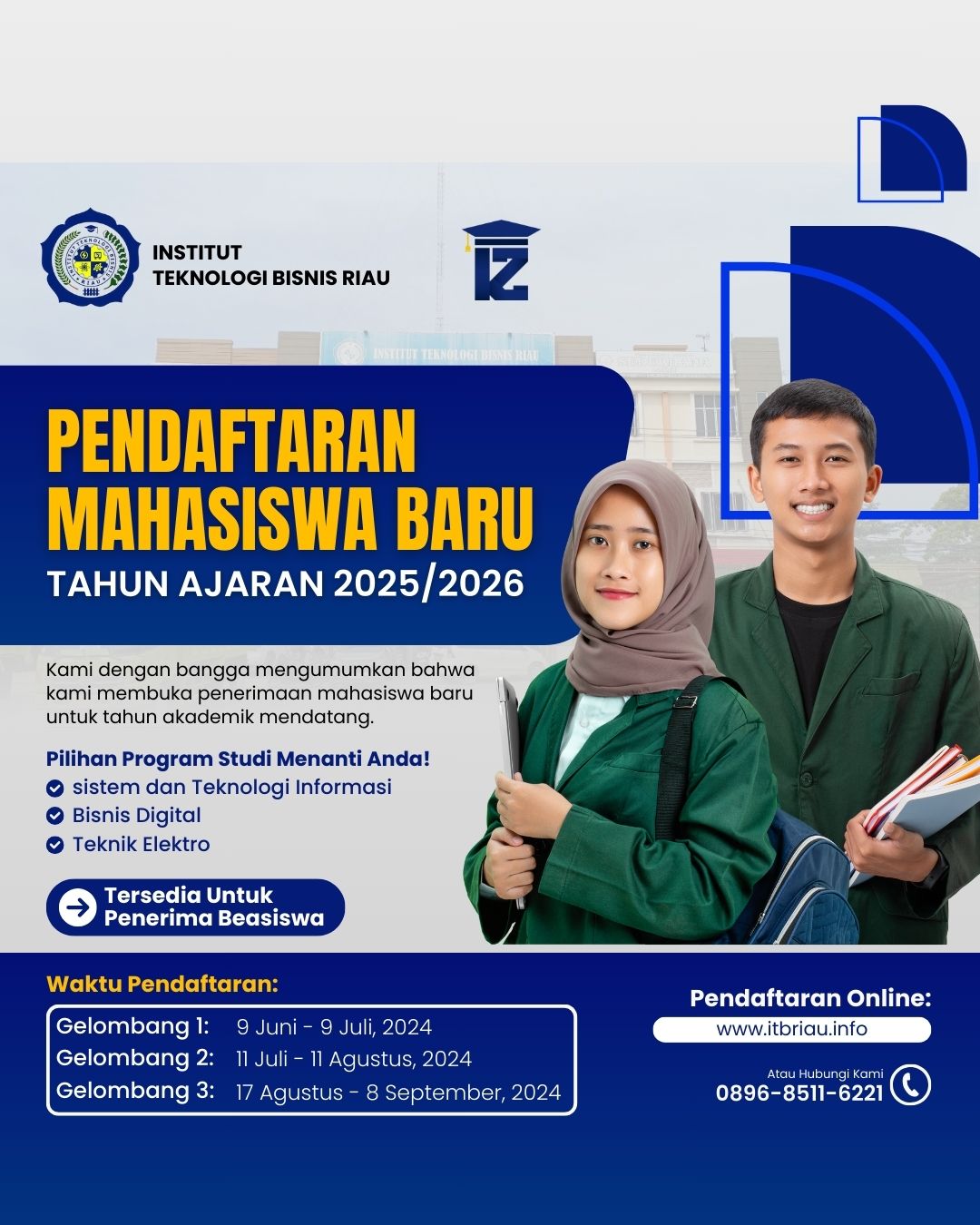 Waktunya Kuliah ITB Riau Buka Pendaftaran Jangan Sampai Ketinggalan