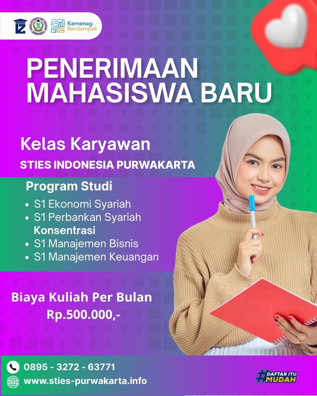 Akreditasi B S1 Ekonomi Syariah STIES Indonesia Purwakarta
