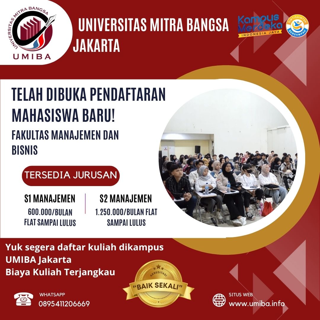 Biaya Kuliah Terjangkau Fakultas Manajemen Jakarta Selatan