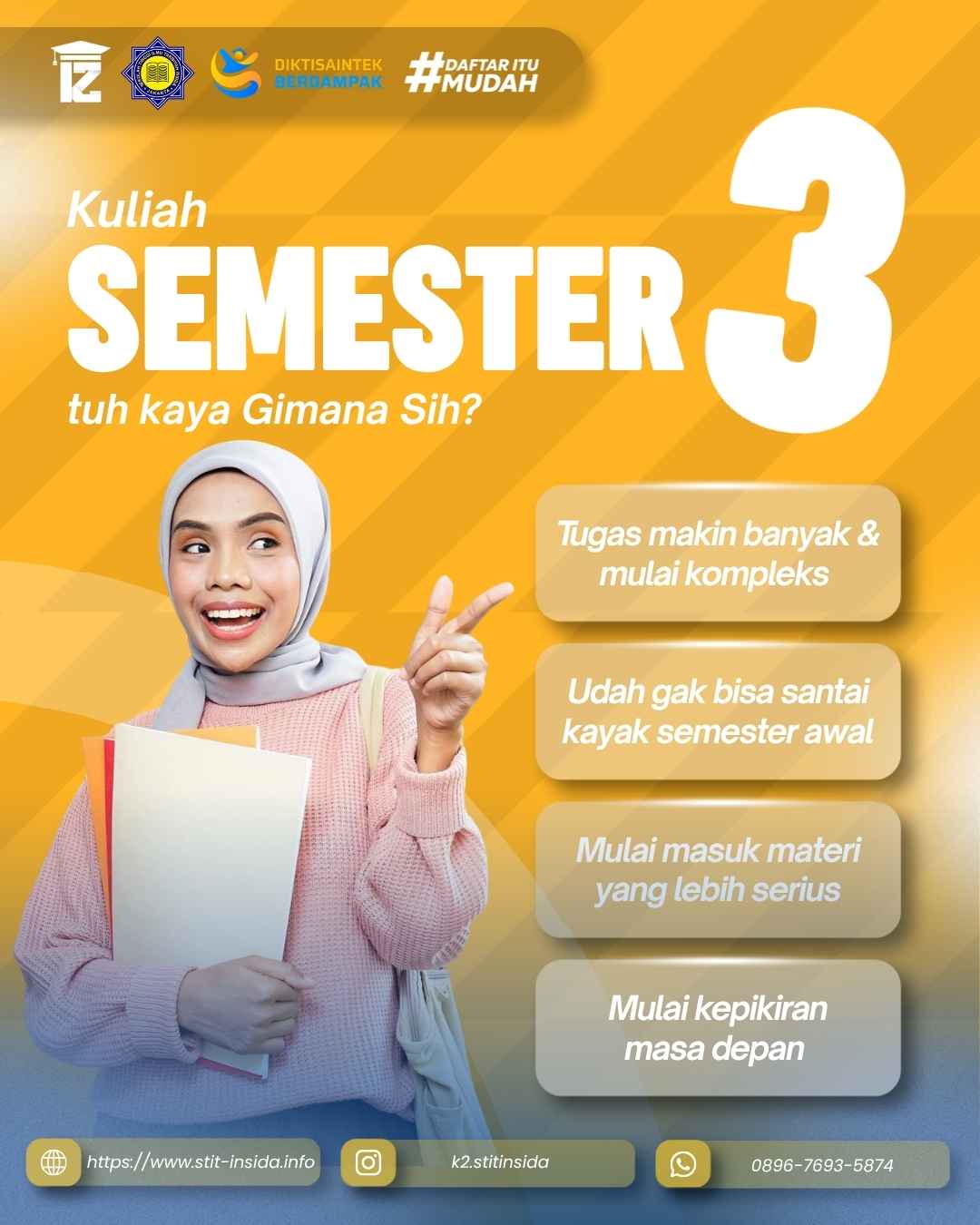Kuliah Semester 3 di STIT INSIDA 