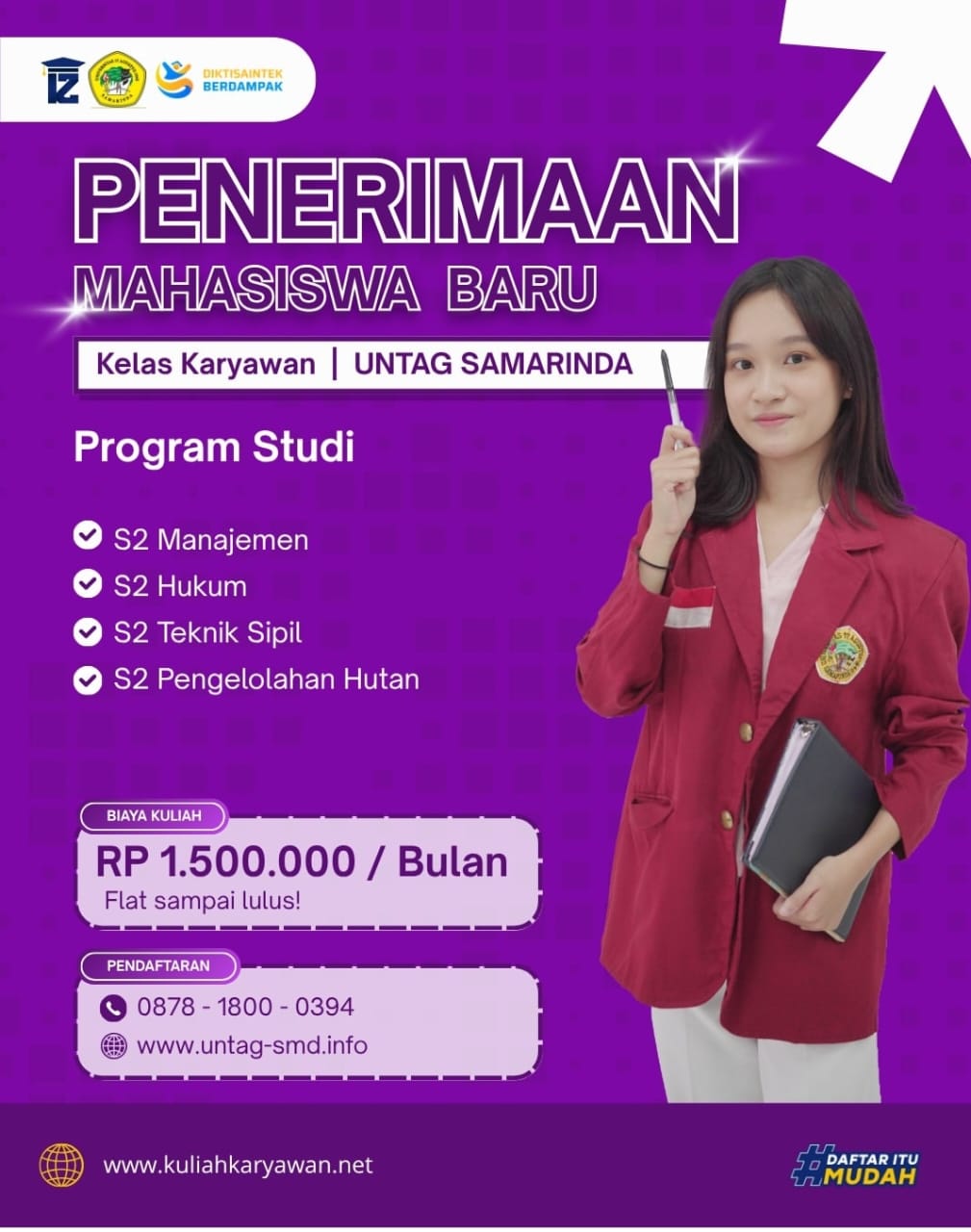 Informasi Pendaftaran S2 Untag Samarinda