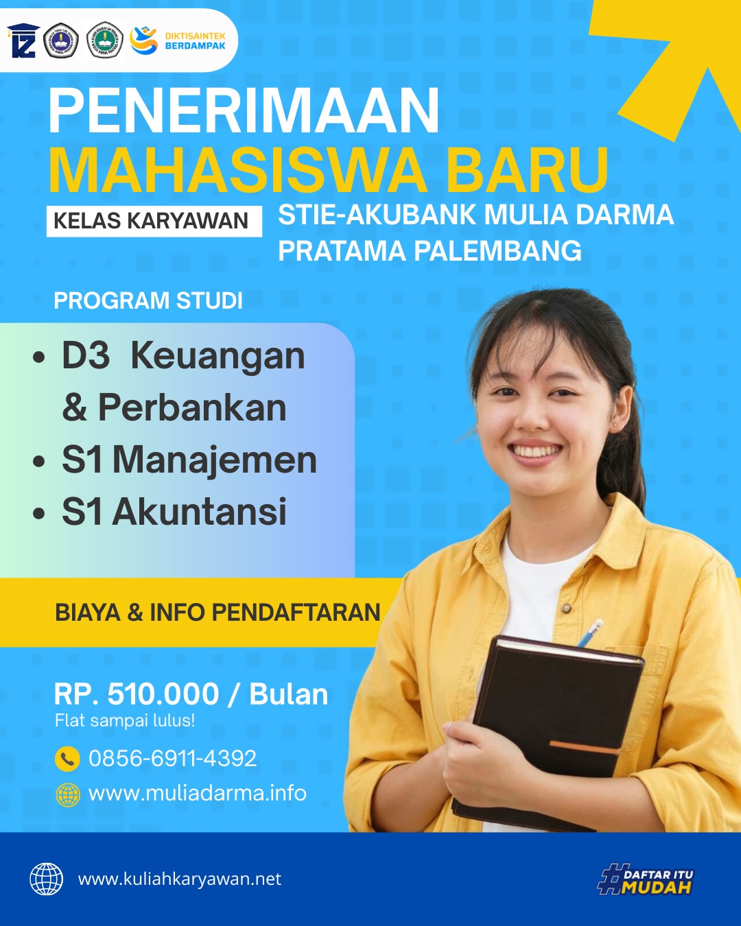 Kuliah 5 Semester Dapat Gelar Sarjana Di Stie Akubank Mulia Darma Pratama Palembang