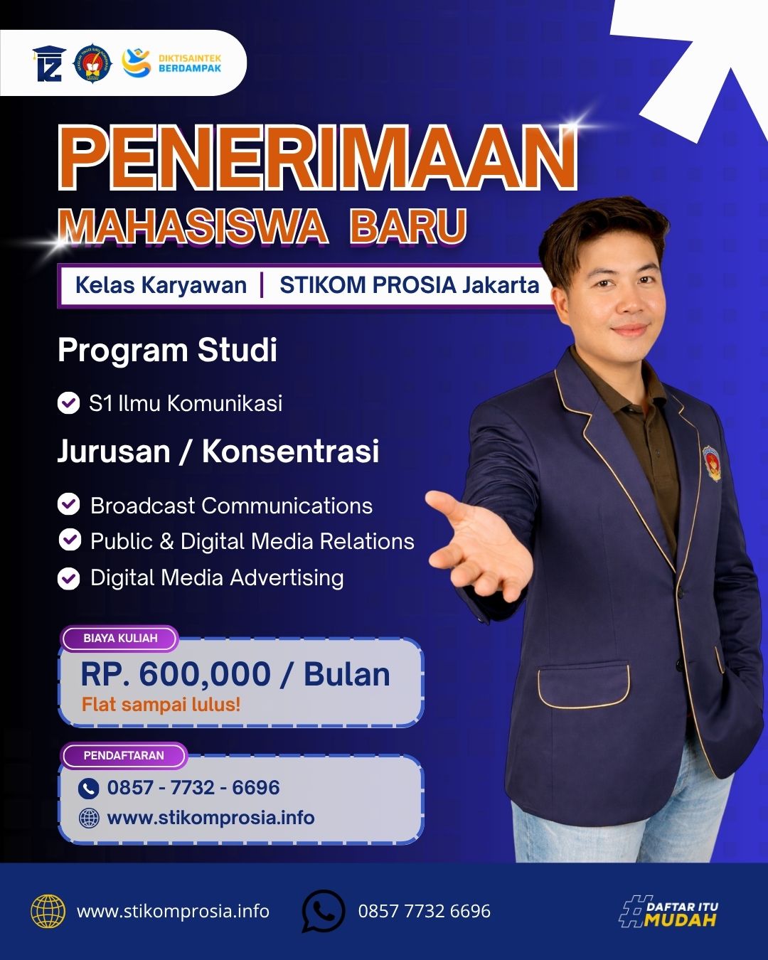 Raih Gelar S1 Ilmu Komunikasi di STIKOM PROSIA Jakarta dengan Biaya Terjangkau