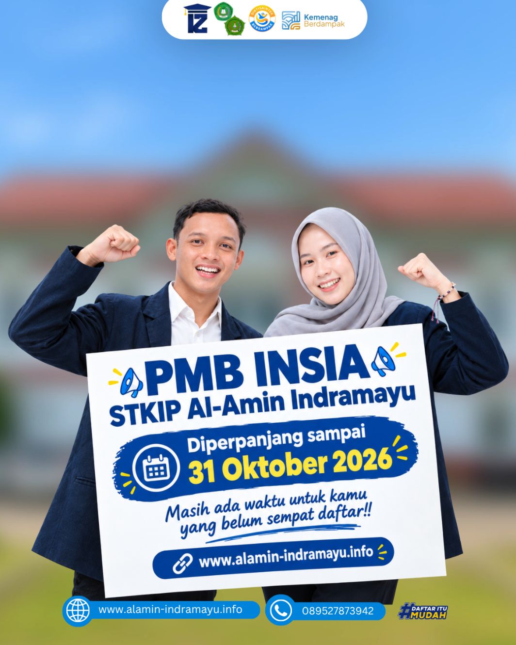 Penerimaan Mahasiswa Baru INSIA Al-Amin Indramayu Diperpanjang Sampai 31 Oktober 2026