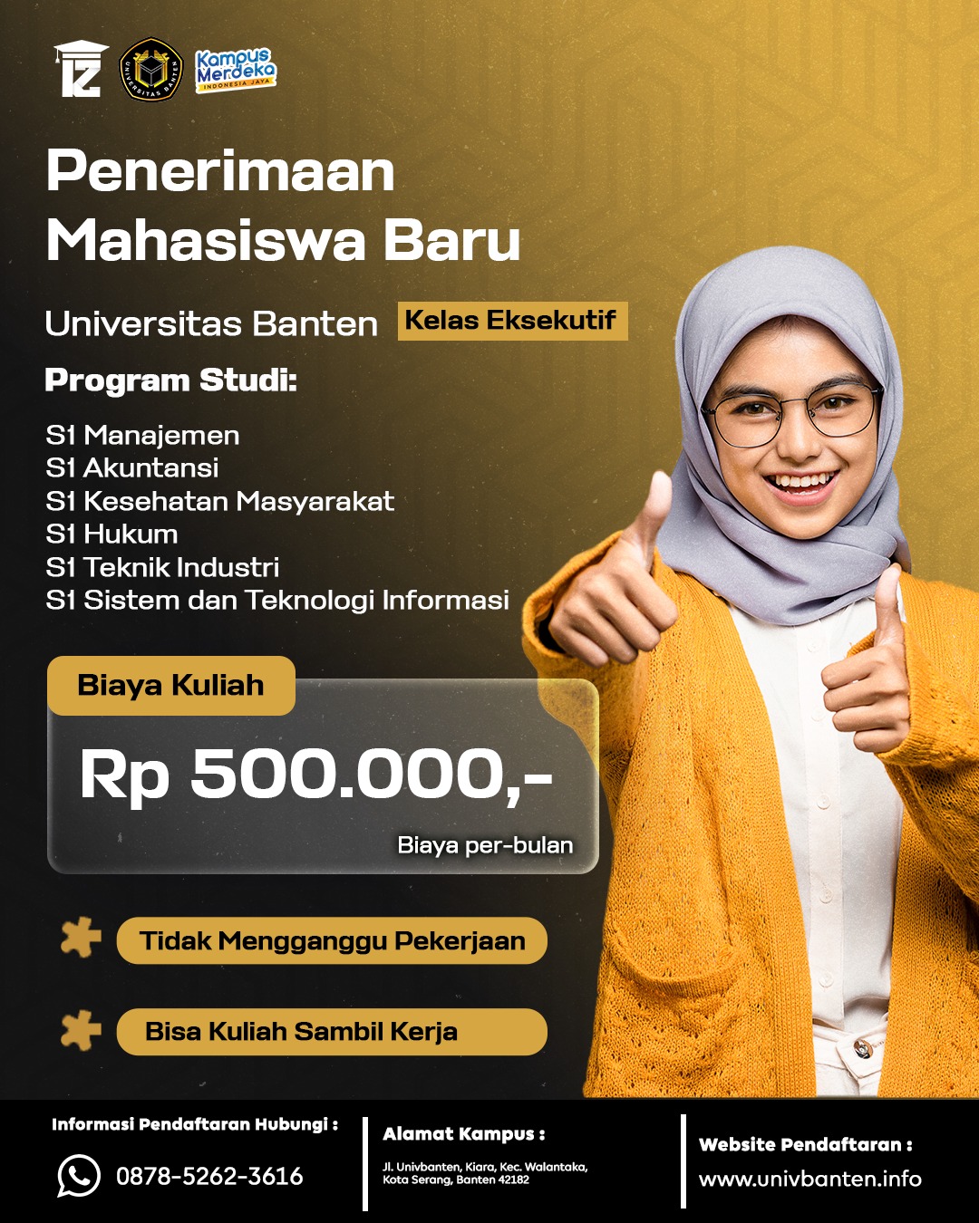 Pendaftaran Kelas Esklusif Di Kampus Universitas Banten