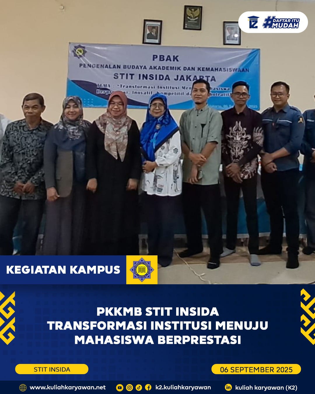 Awal Perjalanan dan Awal Kebersamaan di PBAK STIT INSIDA 2025 