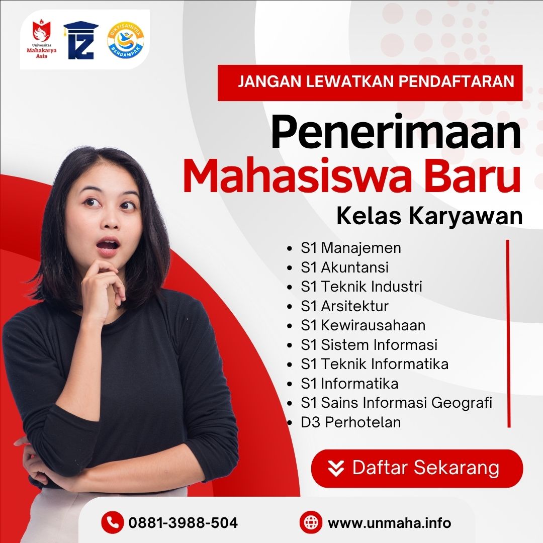 Gapailah Sarjana di Kampus Universitas Mahakarya Asia dengan Kuliah Karyawan