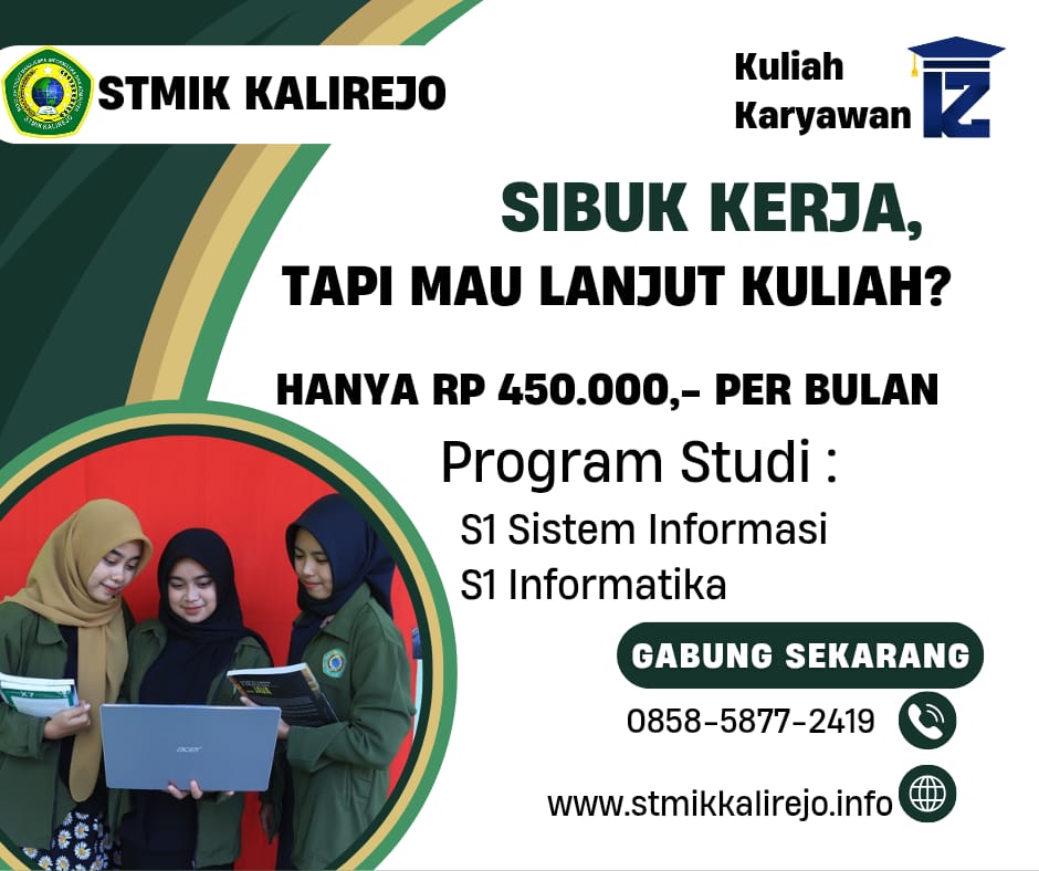 Kuliah Fleksible Dan Biaya Terjangkau Kampus STMIK Kalirejo