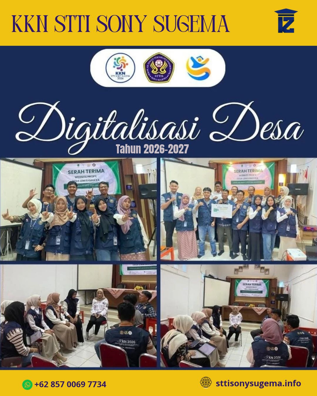 Kegiatan KKN Mahasiswa STTI Sony Sugema 